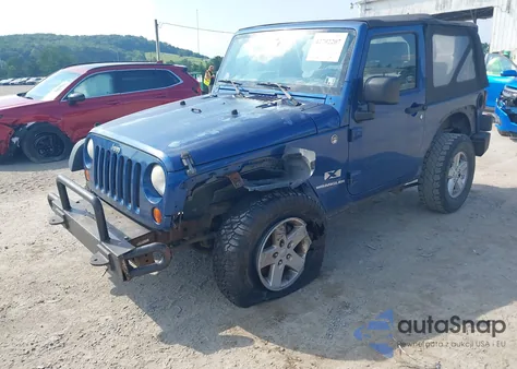 2009 Jeep Wrangler X из США, поврежденный, VIN 1J4FA24109L727084